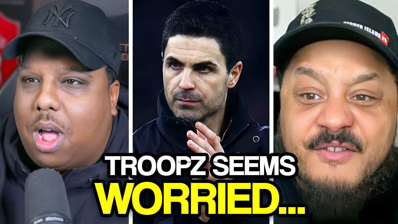 Похоже, Troopz обеспокоен тем, что «Арсенал» может упустить титул...