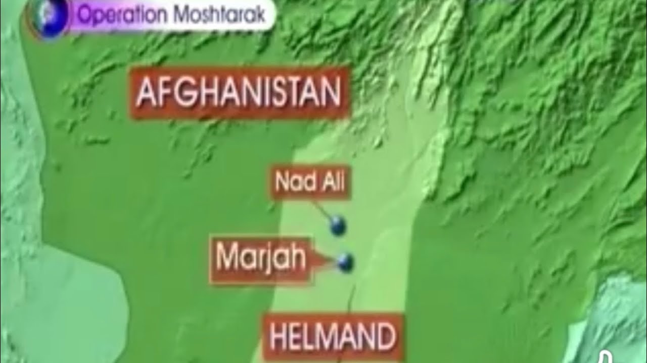 Marines and British prepare for the assault on Marjeh Afghanistan in 2010