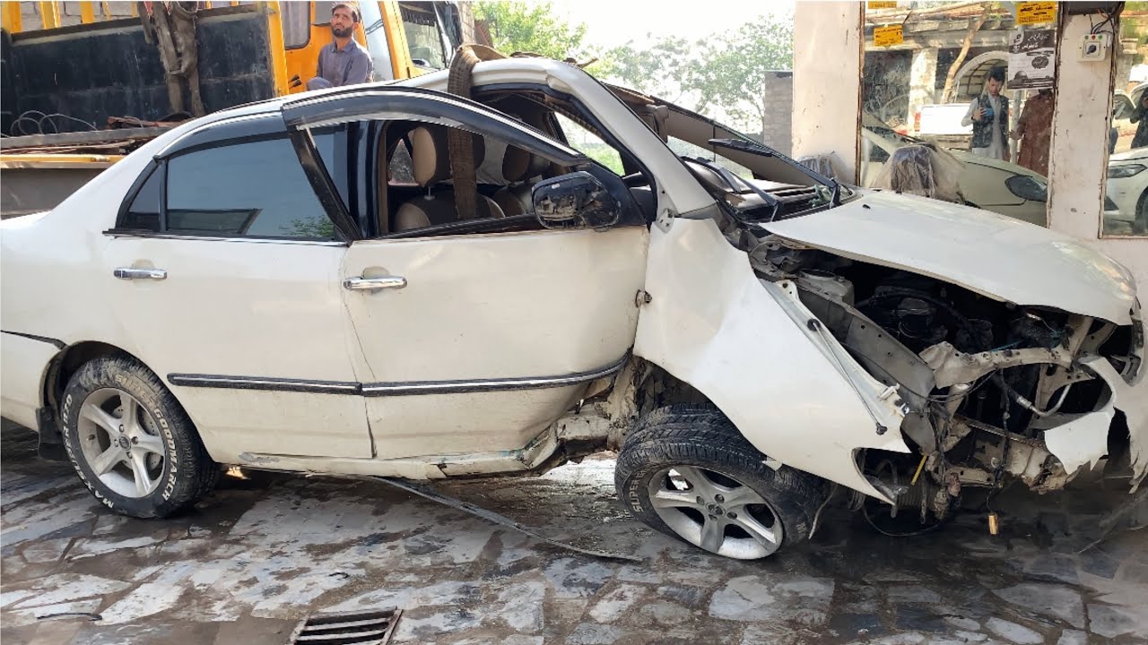 Modern techniques Toyota Corolla Major accident Amazing repairing complete process