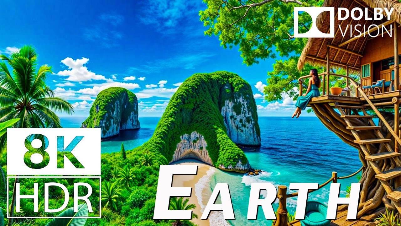 100 MOST BEAUTIFUL PLACES ON EARTH 8K HDR 🌎 – Ultimate Cinematic Travel Film
