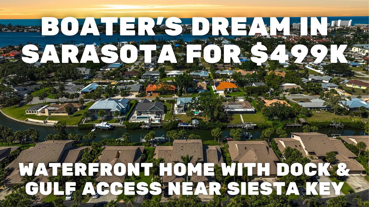 Live the Siesta Key Lifestyle | Gated Sarasota Waterfront Home Tour