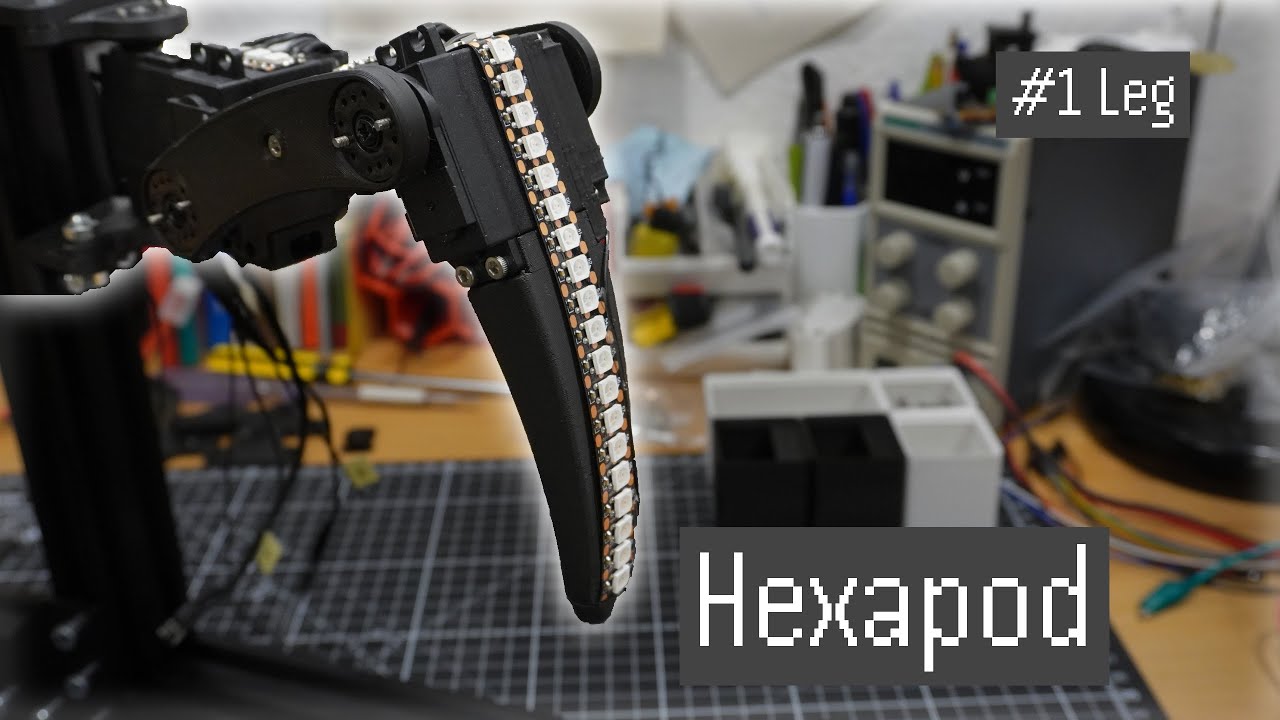 DIY 3D Printed Hexapod - #1 Leg