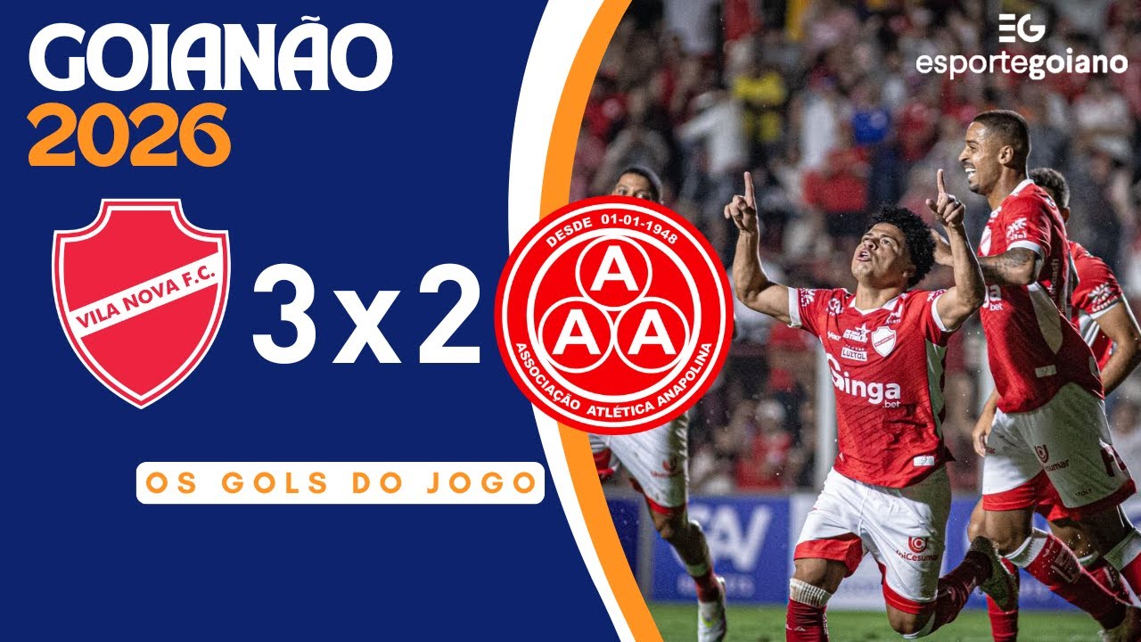 Em jogo ELETRIZANTE, VILA NOVA vence a Anapolina no OBA | Goianão 2026