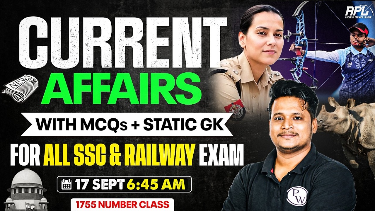 Current Affairs Today | 17th September Current Affairs 2026 | Daily Current Affairs By Raja Sir