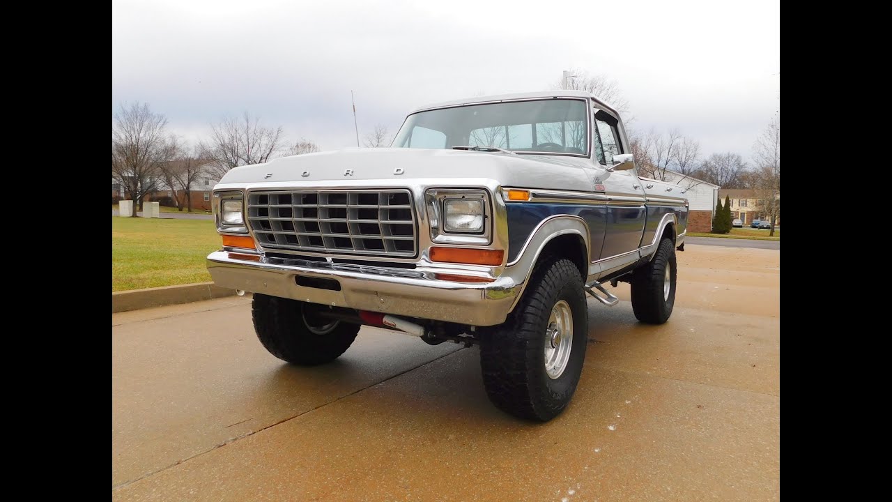 1978 Ford F150 Ranger 4x4 ONE OF ONE PER MARTI REPORT!