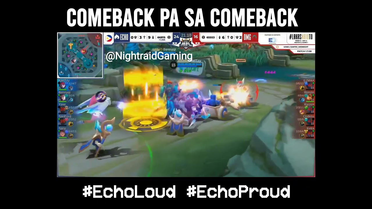 COMEBACK GAMEPLAY OF ECHO #echoloud #echoproud