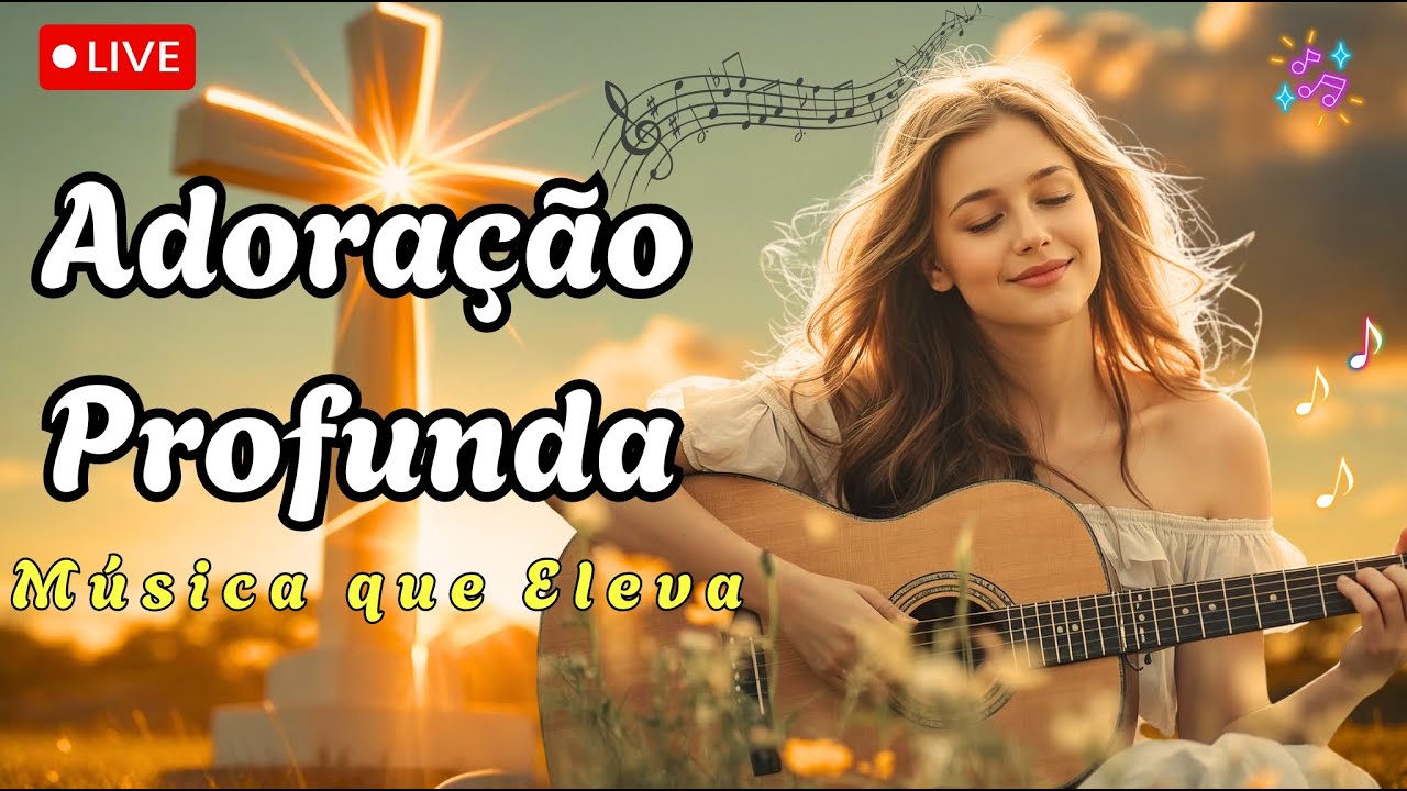 Adoração Profunda AO VIVO: Experimente a Paz e a Presença de Deus em Cada Nota - Louvor Essencial