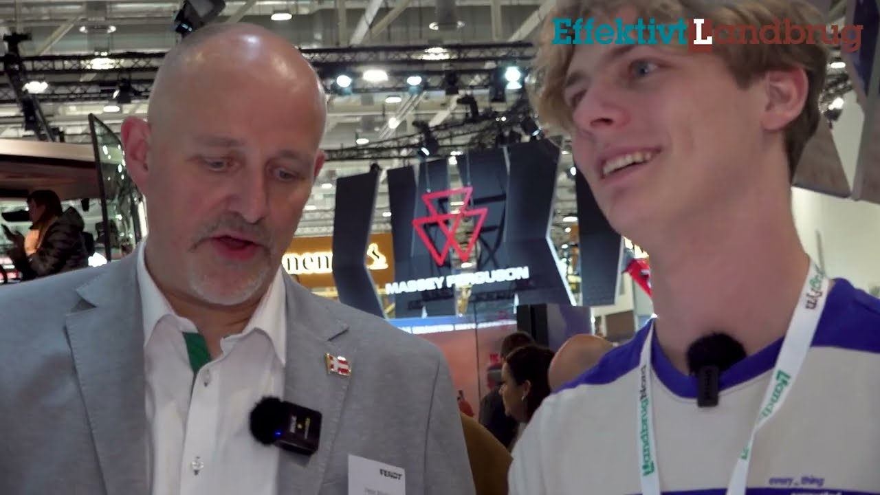 Ung landmand på #Agritechnica E1: - Det er sådan en rimeligt voksen maskine