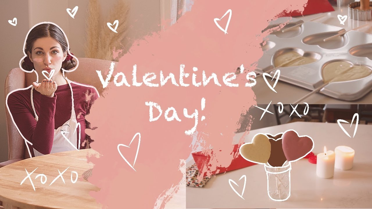 How to make Heart-Shaped Chocolate Lollipops for Valentines Day |❤️| Cozy vibes |🌹| 100 Subs Special