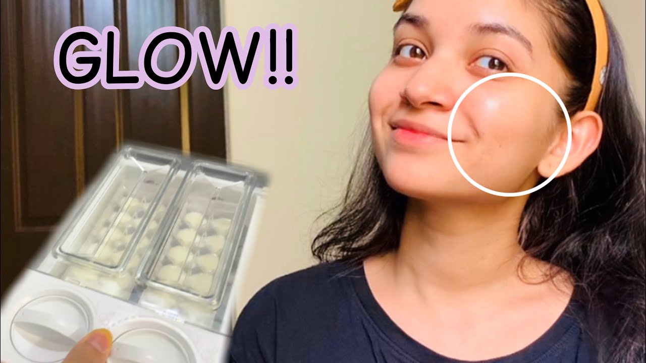 I Rubbed MILK ICE CUBE on my Face for One Week and This happened...