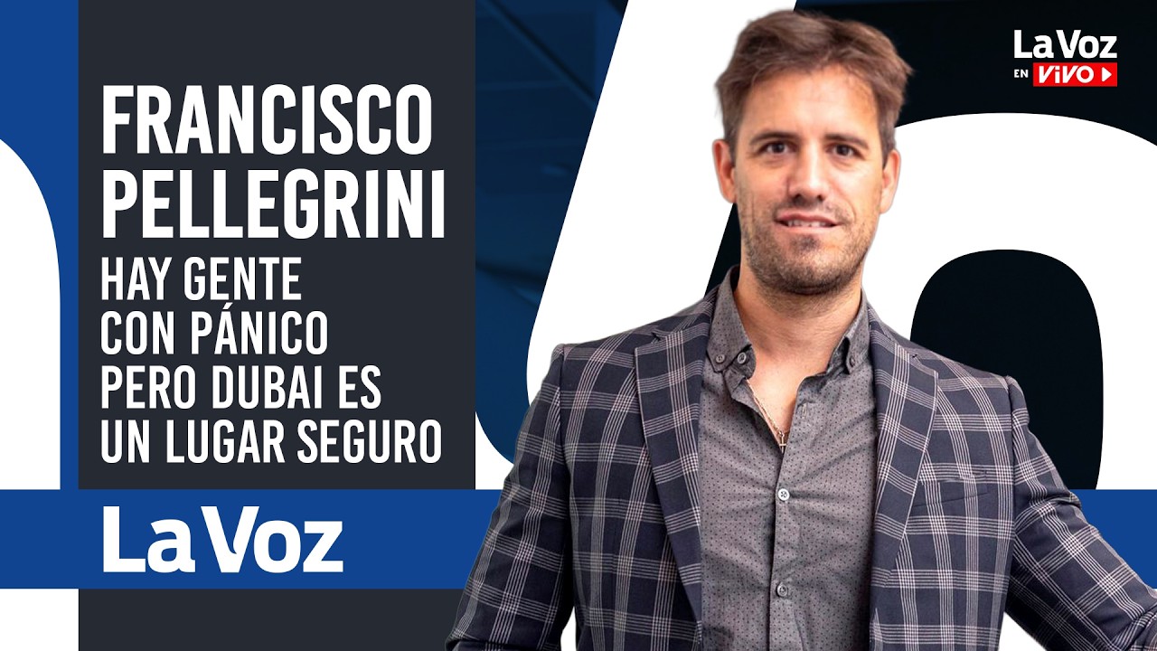 FRANCISCO PELLEGRINI: Se escuchan EXPLOSIONES, hay GENTE CON PÁNICO, pero DUBAI ES UN LUGAR SEGURO