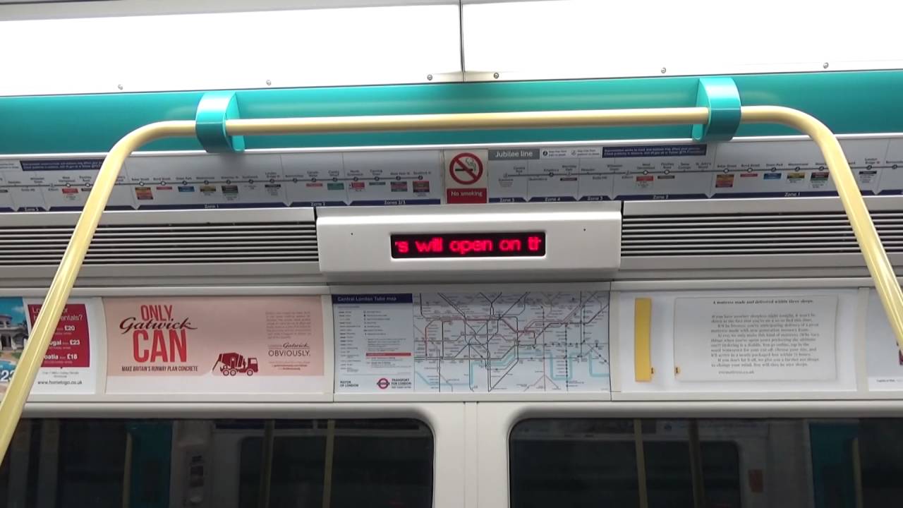 london Underground New 1996 stock Announcement