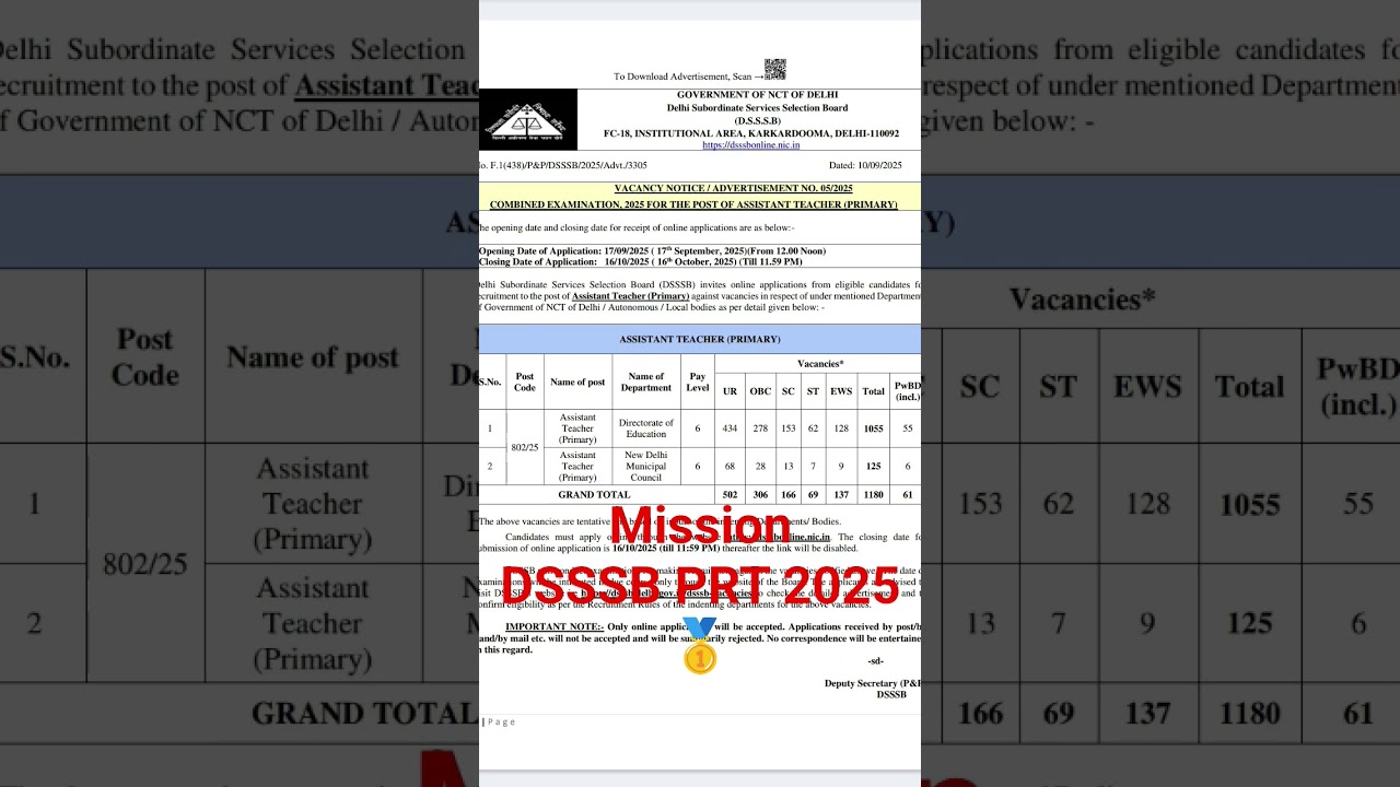 Mission DSSSB PRT 🎯🥇🫶🏻 #dsssb #prtvacancy #prt #dsssbprtexam #dsssbprtpreparation #dsssbprtvacancy