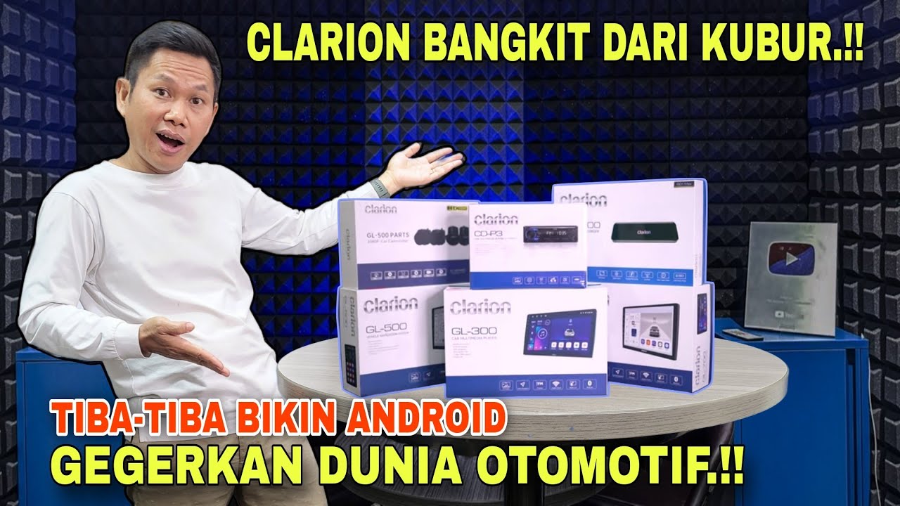 CLARION REBORN.!! PULUHAN TAHUN MENGHILANG TIBA2 LAHIRKAN ANDROID, DSP DAN DASHCAM..!!