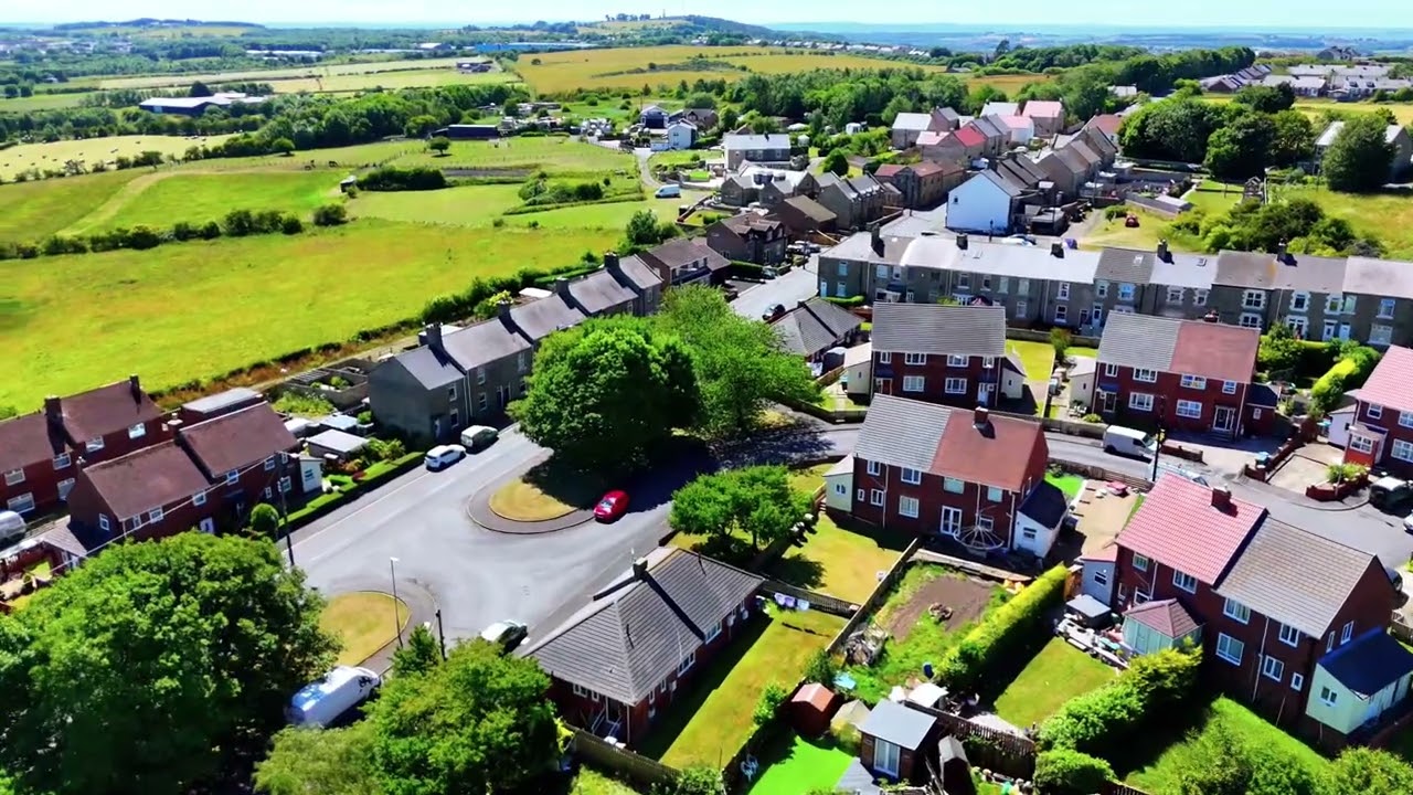 🛸 Flyby Over Tantobie , Stanley , Durham 🛸 #drone #durham #djimini4pro 
