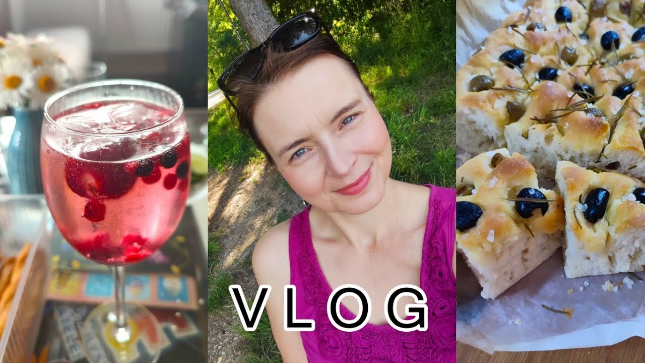 Voňavá focaccia | Milé setkání | Tip na letní drink | Pohodové červnové dny| VLOG