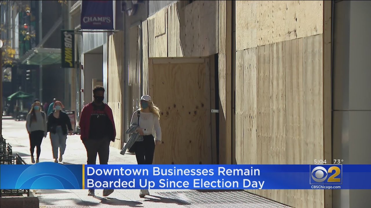 Business Stay Boarded Up