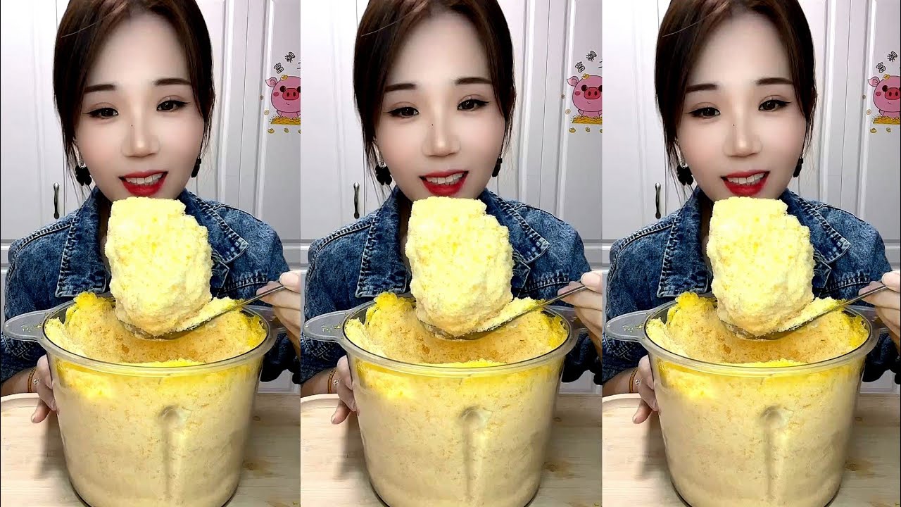 ASMR SHAVED ICE EATING YY