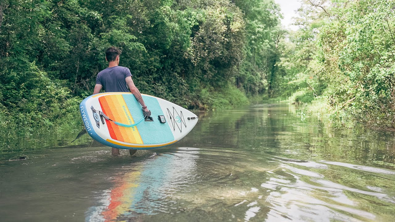 Paddleboarding North Georgia with Badfish SUP.