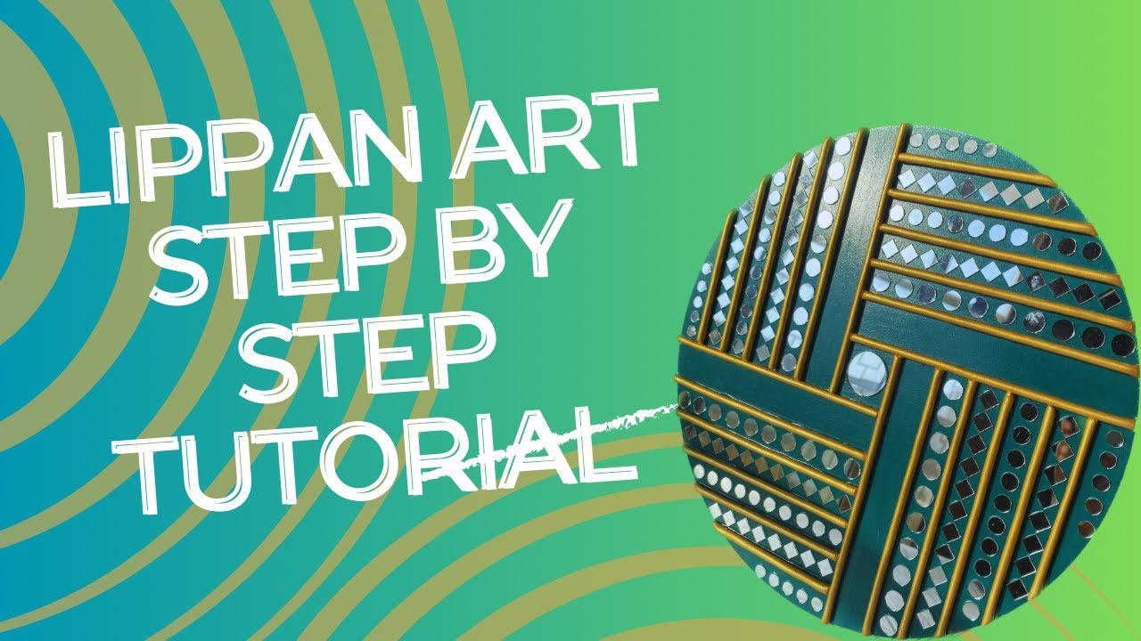 @Simplyartncraftshala Lippan Art for Beginners || Step by Step Tutorial for Beginners
