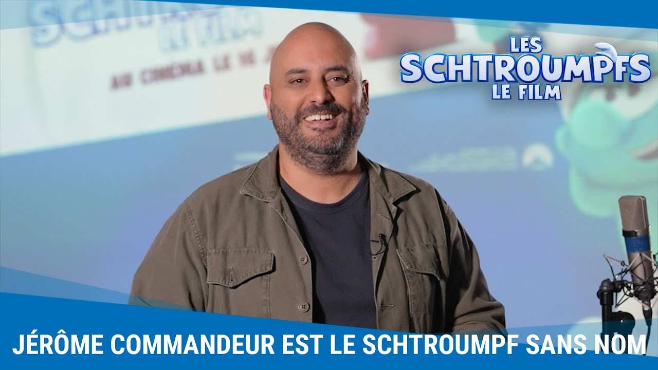 Les coulisses de doublage avec Jérôme Commandeur. Les Schtroumpfs - Le Film [Actuellement au cinéma]