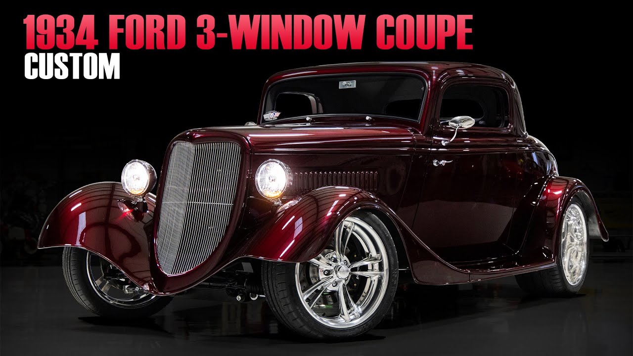 1934 Ford 3-Window Coupe «Brandywine» — высокотехнологичный хот-род