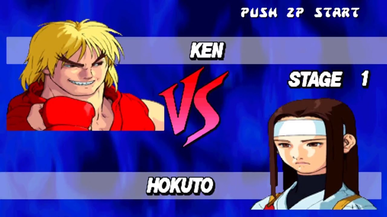 Ken Vs Hokuto - Street Fighter EX