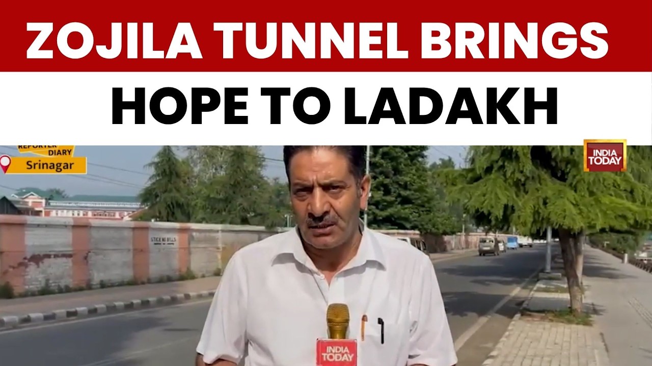 Zojila Tunnel Near Completion, Ladakh Awaits Historic Connectivity Boost