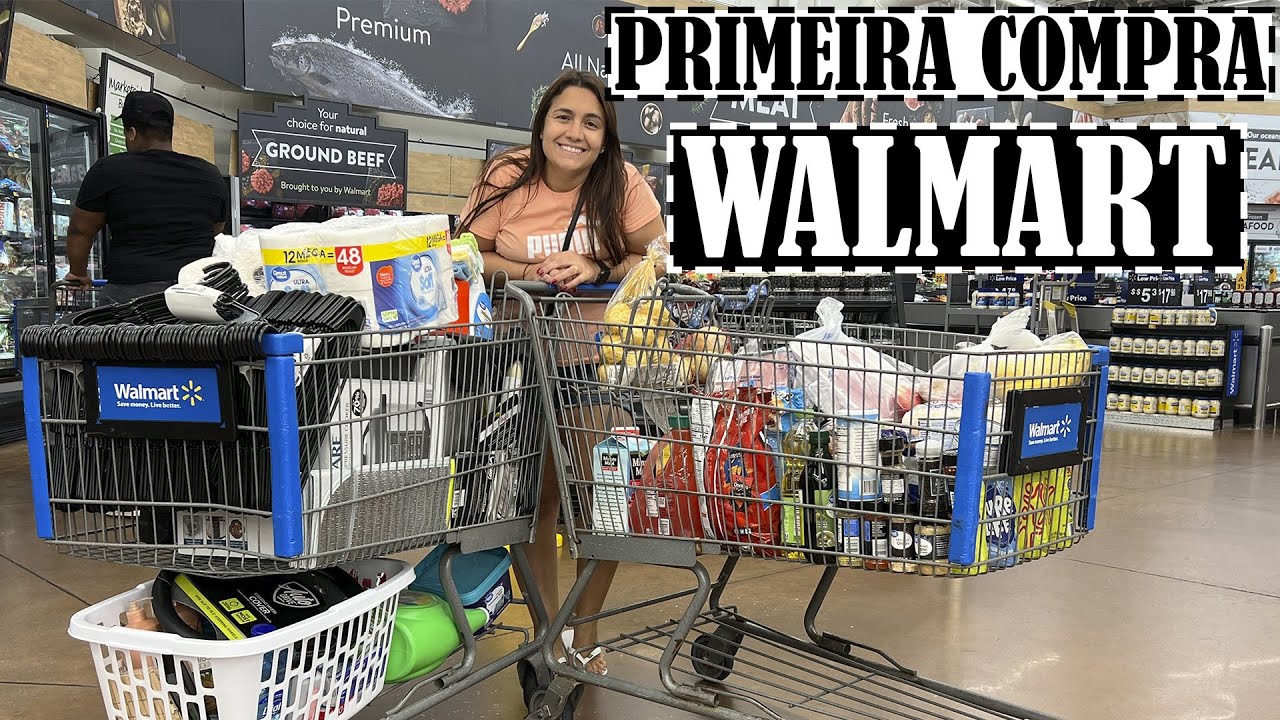 PRIMEIRA COMPRA NO WALMART - ORLANDO, FLORIDA - ESTADOS UNIDOS!