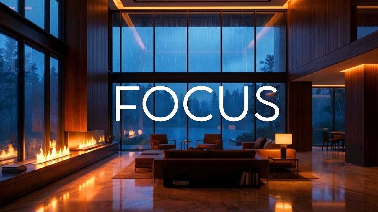 Focus Like a CEO 4 Hours Zero Distraction Mansion Rain for Deep Work