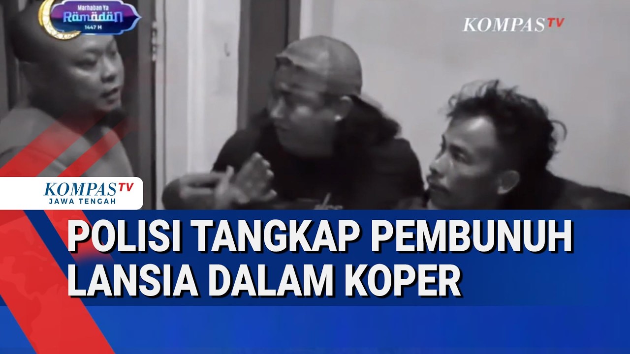 Polisi Tangkap Pembunuh Lansia Dalam Koper