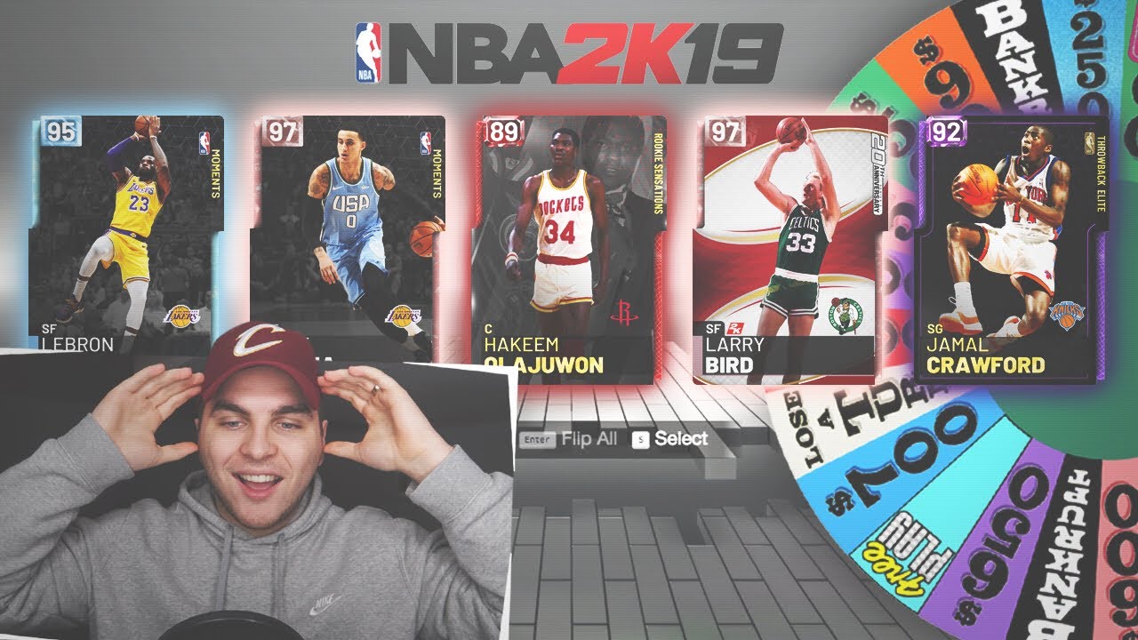 NBA 2K19 SPIN THE WHEEL DRAFT! MyTeam Squad Builder
