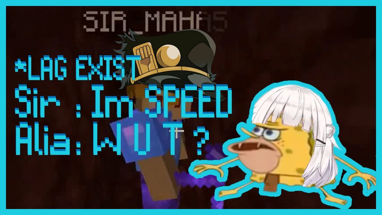 Alia dan Sir menguli quartz di Nether [MAHA5 Sub Indonesia]