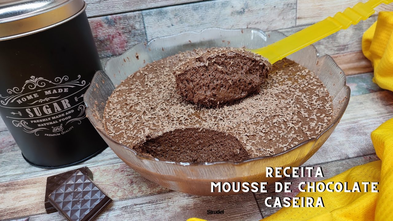 Receita de Mousse de Chocolate Caseira! 😊