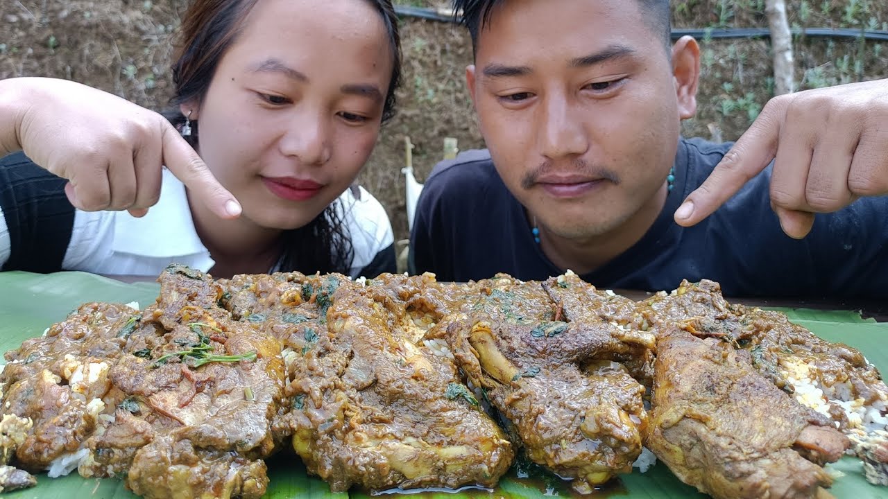 (chicken mukbang)chicken curry  mukbang with my wife@renthungopatton4325 