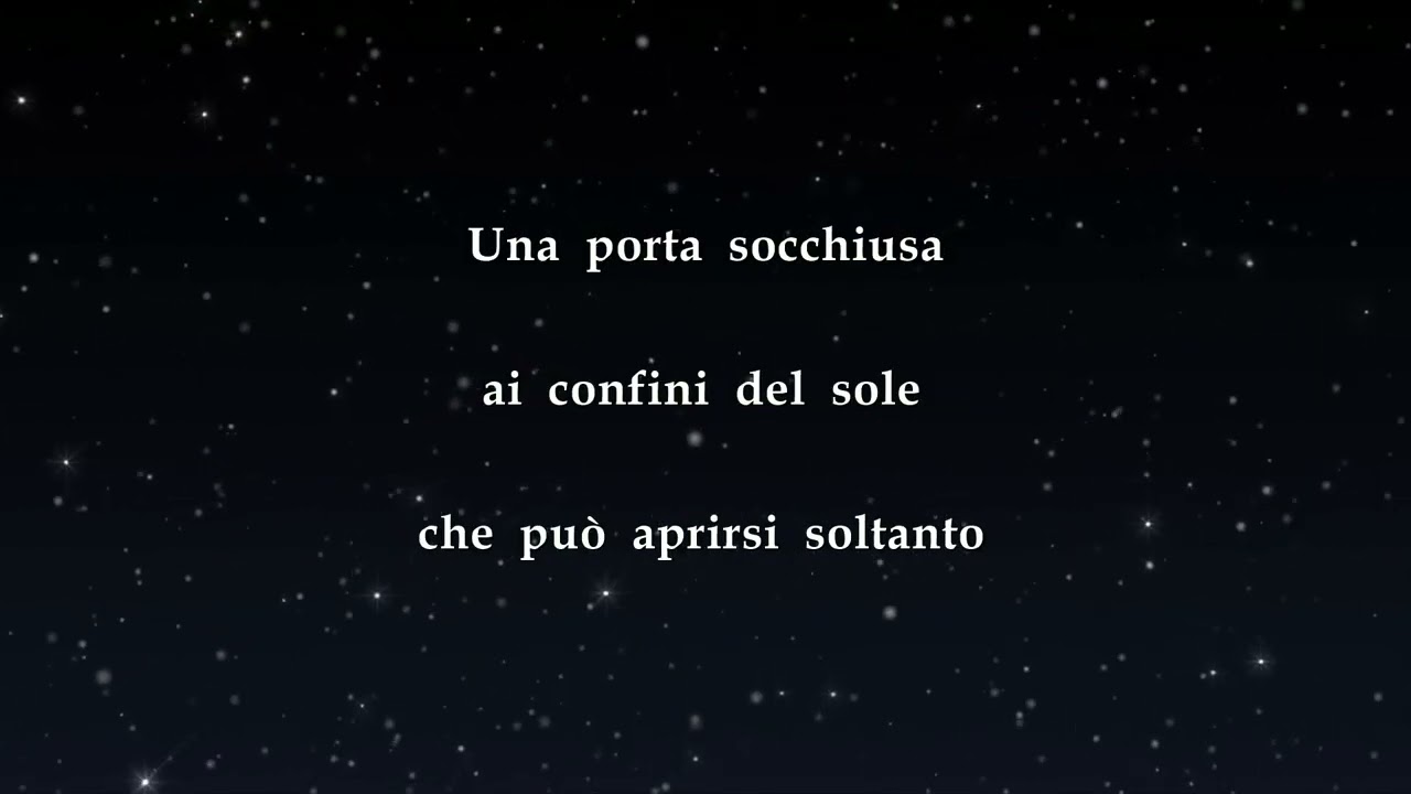 Una Porta Socchiusa Ai Confini Del Sole - Cristina D'Avena Versione Strumentale Karaoke Lyrics