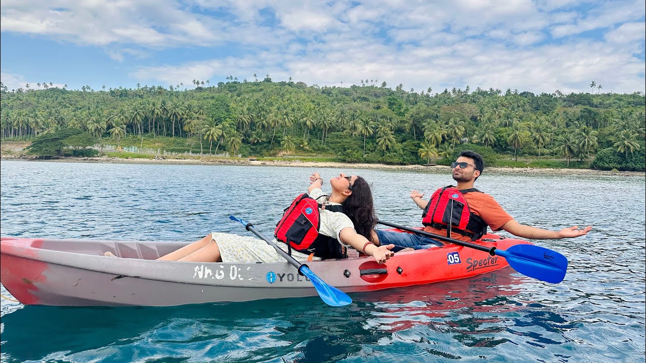 Kayaking at port blair