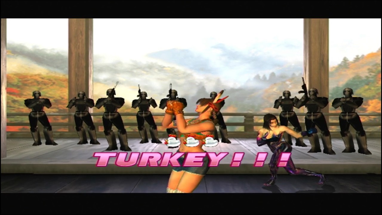 Tekken tag tournament HD (PS3) julia (3P outfit) & unknown (1P outfit) (tekken bowl)