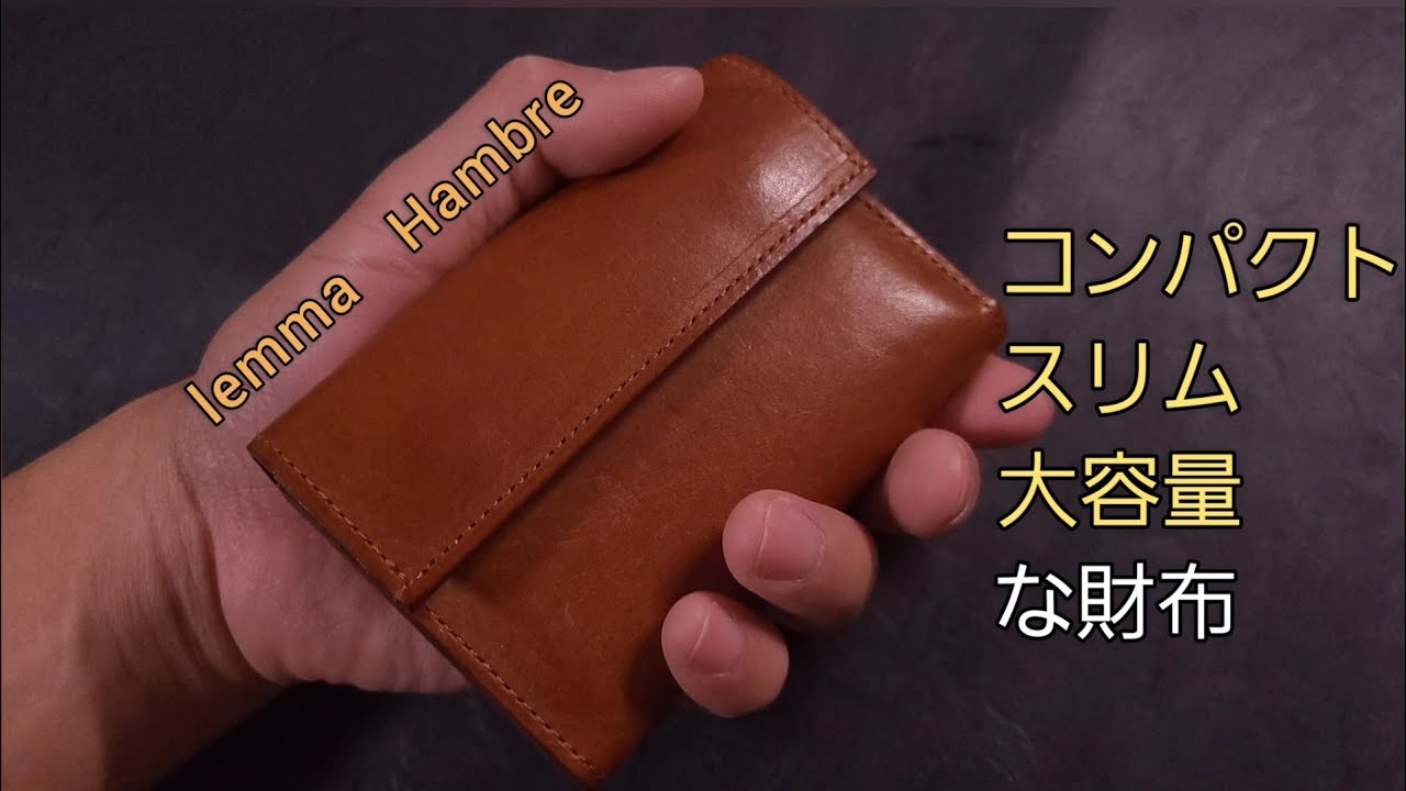 サブとして◎ メインとして○　キャッシュレス寄りだけど大容量な財布　lemma　Hambre アンブレ の紹介