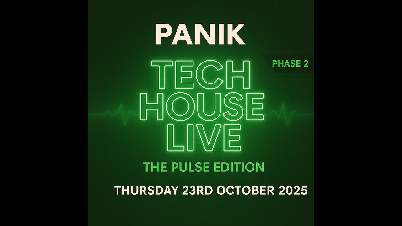 🎧 Tech House Live — Pulse Edition | 23rd October 2025 (Phase 2 | Green Week) | Mixcloud VOD