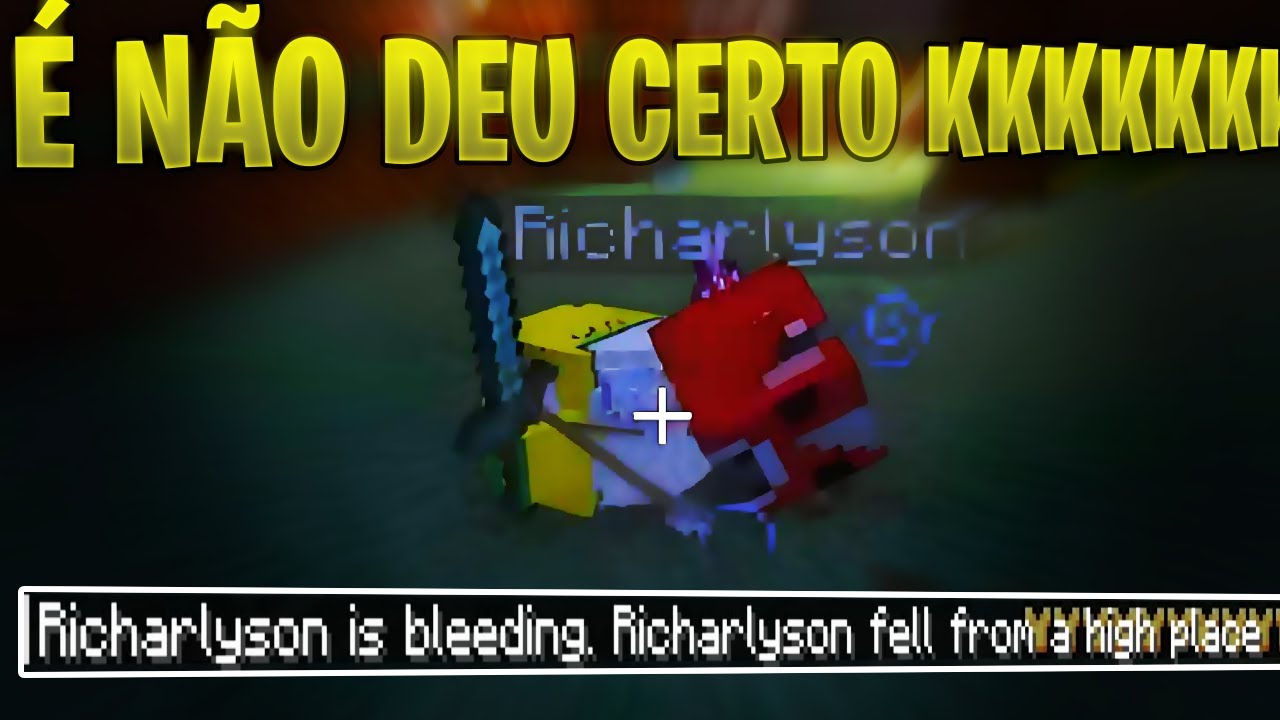 RICHARLYSON E PAC TENTANDO ATIVAR O TOTEM KKKKK I QSMP