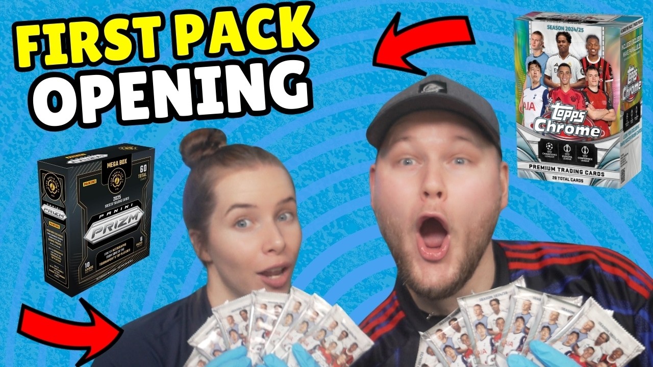 My GF Opened Her FIRST Soccer Packs… And Pulled THIS?! 😱⚽