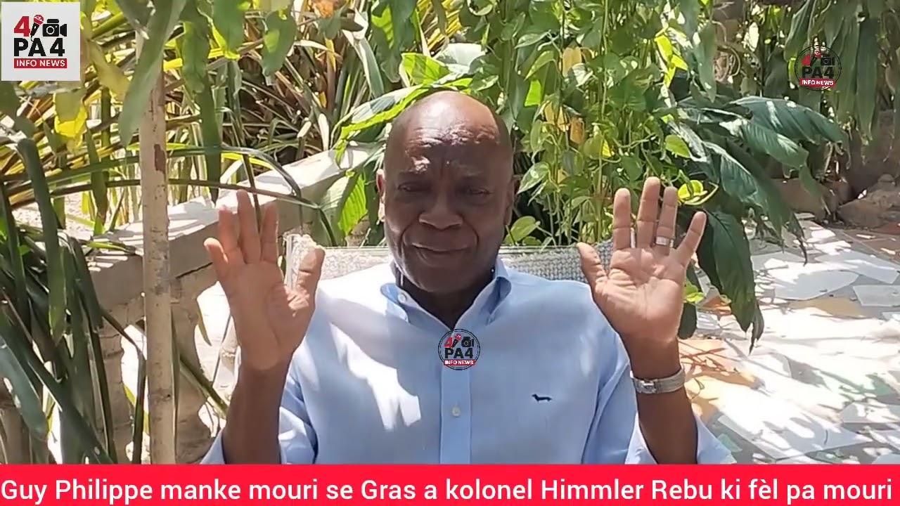 Guy Philippe manke mouri se Gras a kolonel Himmler Rebu ki fè yo pa touye Guy Philippe men zen