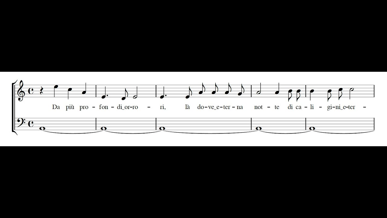GIOVANNI FELICE SANCES: Proserpina Gelosa (Da più profondi orrori) PDF SCORE