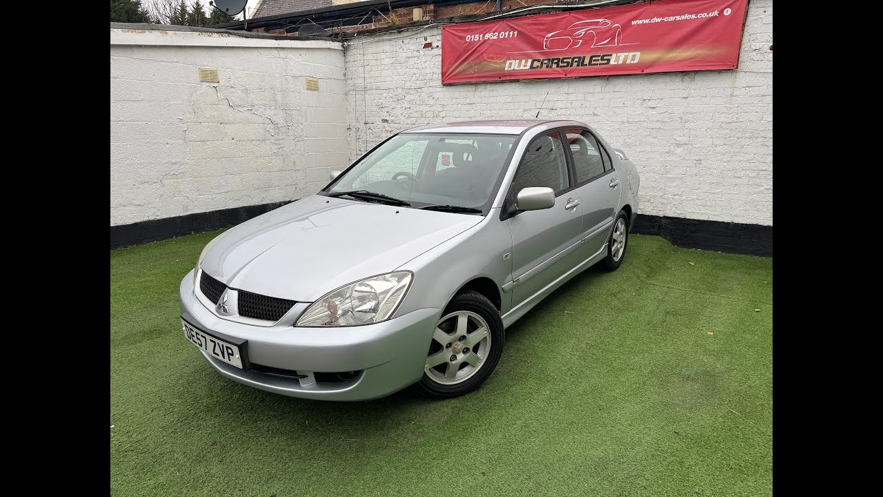2007 MITSUBISHI LANCER 1.6 Equippe at D W Car Sales Ltd