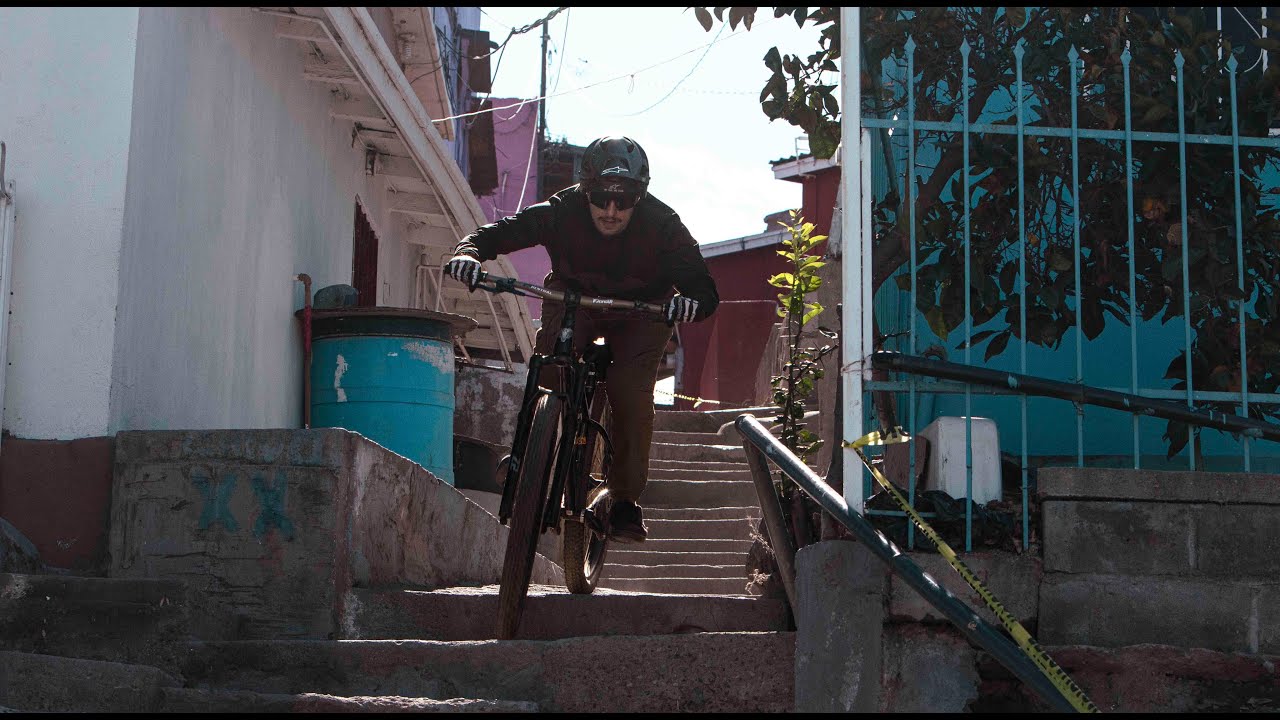 Honzo Hardtail POV on Urban Downhill in Baja California, Mexico. 4K