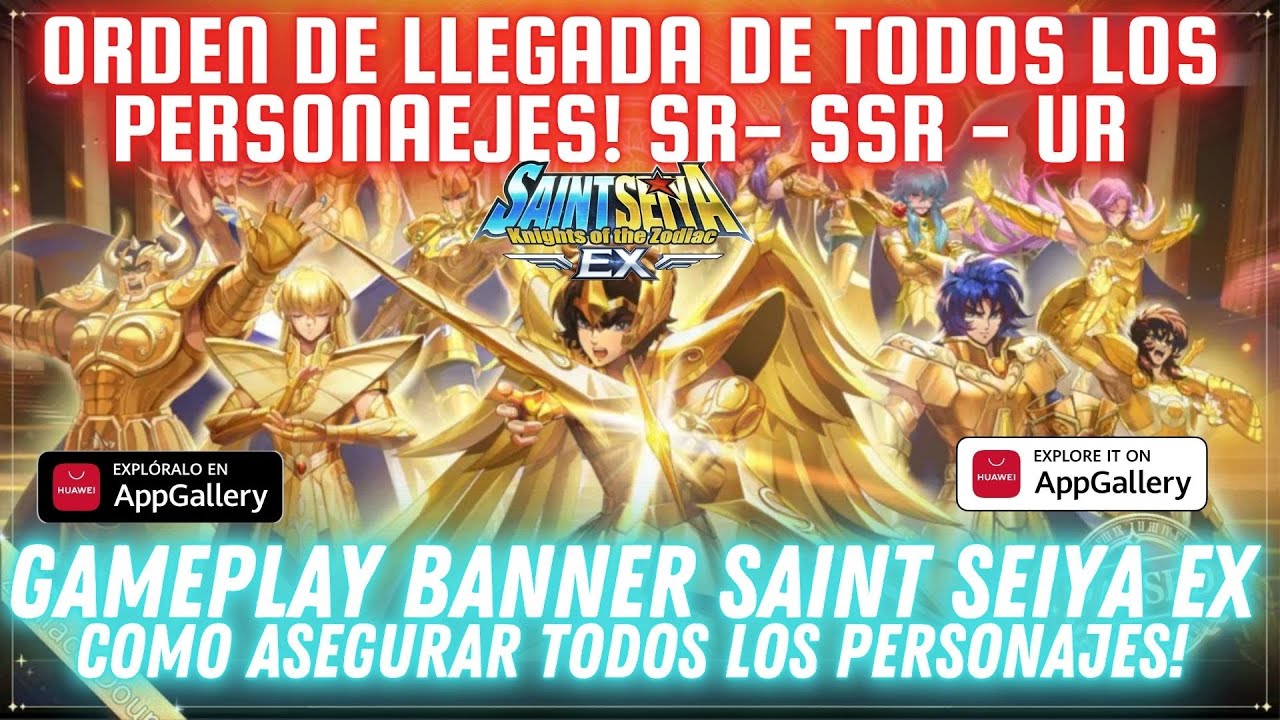 SAINT SEIYA EX PROXIMOS PERSONAJES! CAMBIO EN EL PITTY ASEGURADO! 4 TIPOS DE BANNER DE PERSONAJES!