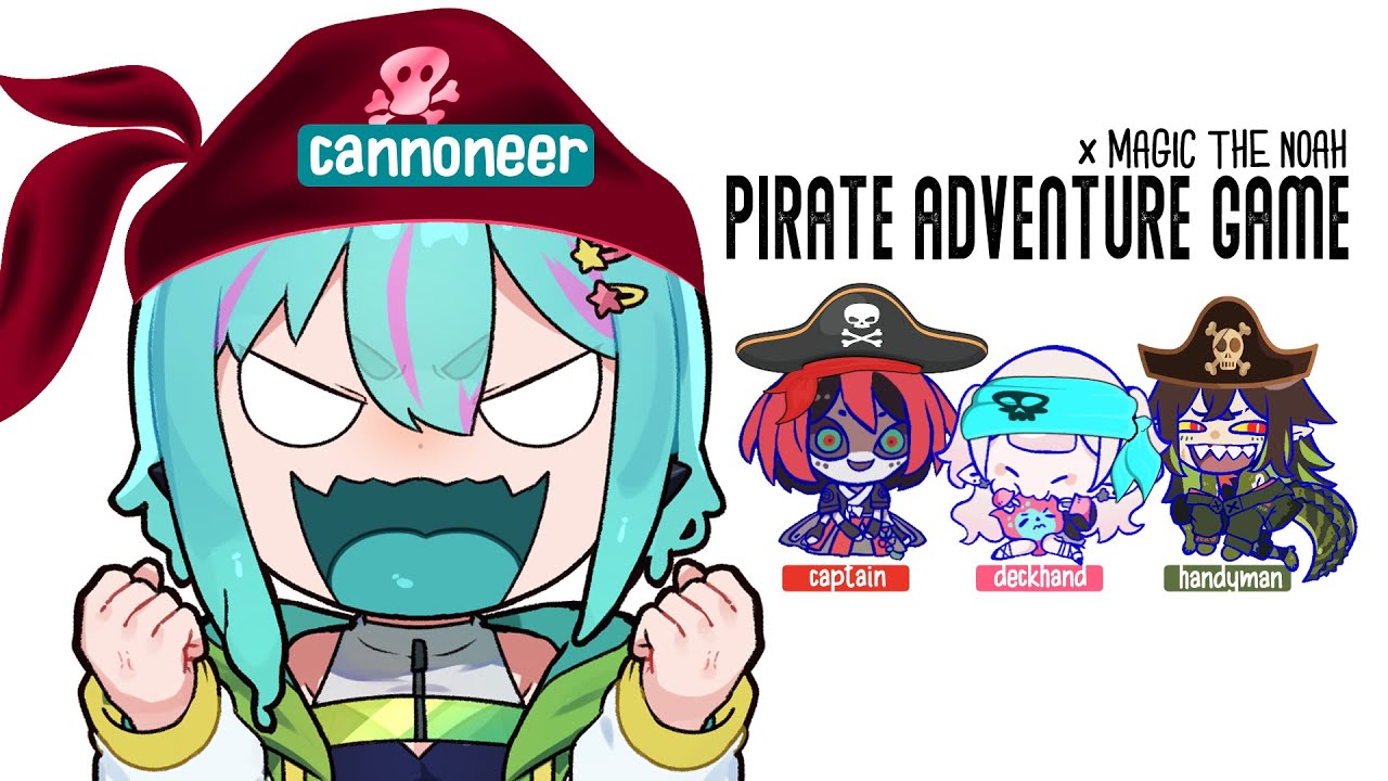 What if instead of MONSTER GIRLS we were PIRATES?! [🔴LIVE GAME RECORDING]