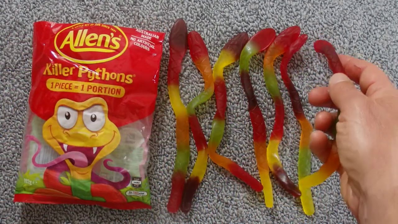 ASMR - Killer Pythons - Australian Accent - Discussing These Australian Snacks in a Quiet Whisper