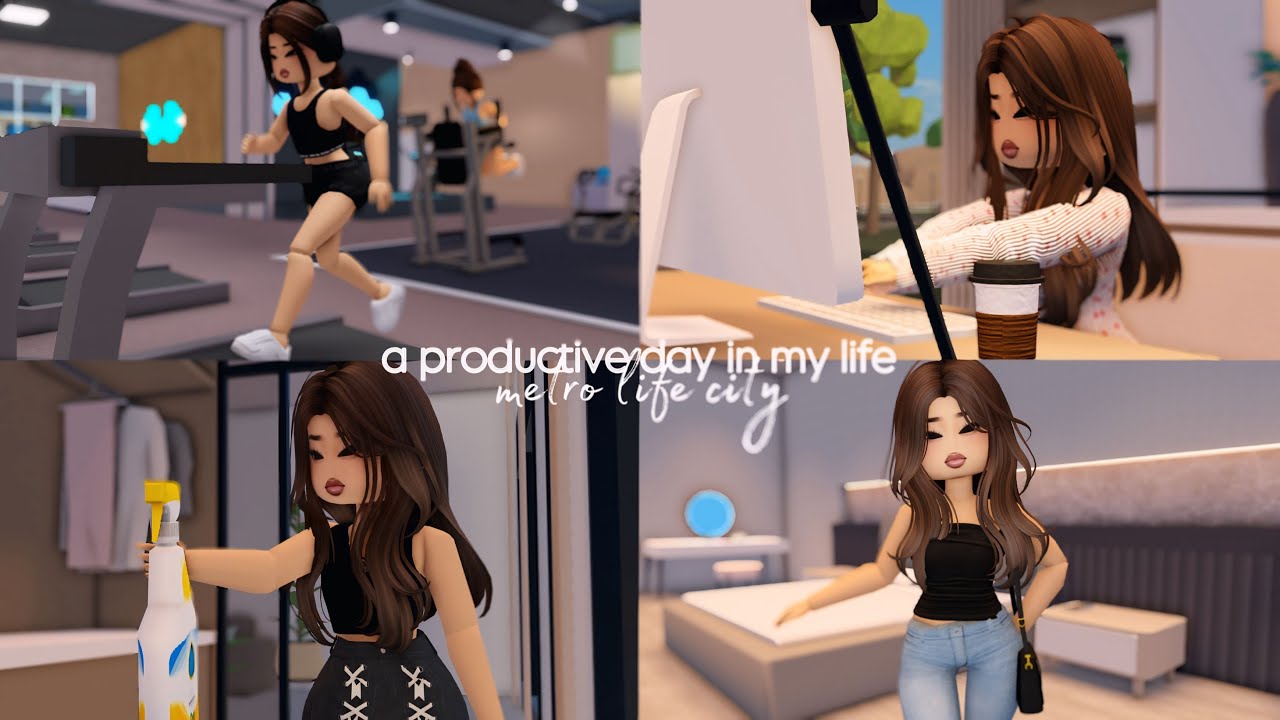 my weekend routine! | metro life city roblox vlog rp